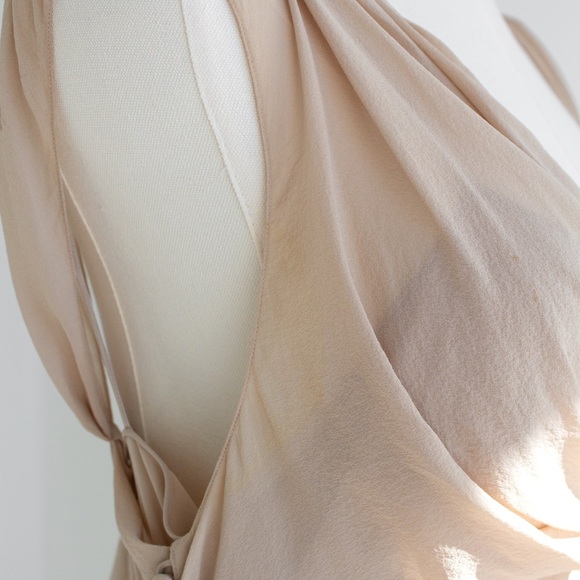 Christian Dior By John Galliano S/S 2007 Vintage Beige Floral Embellished Dress - Picture 6 of 16